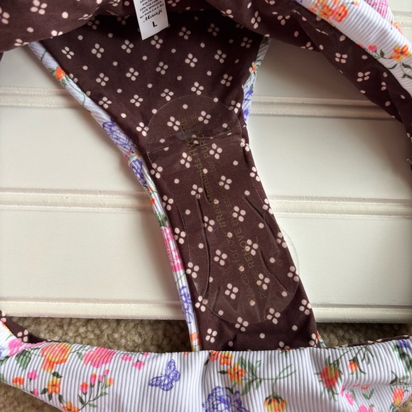 Maaji | Women's Bright Colorful Reversible Underwire Bikini Set Size Large NWT - Picture 5 of 8